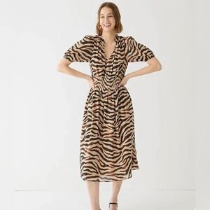 NWT J.Crew Dress Midi Pullover